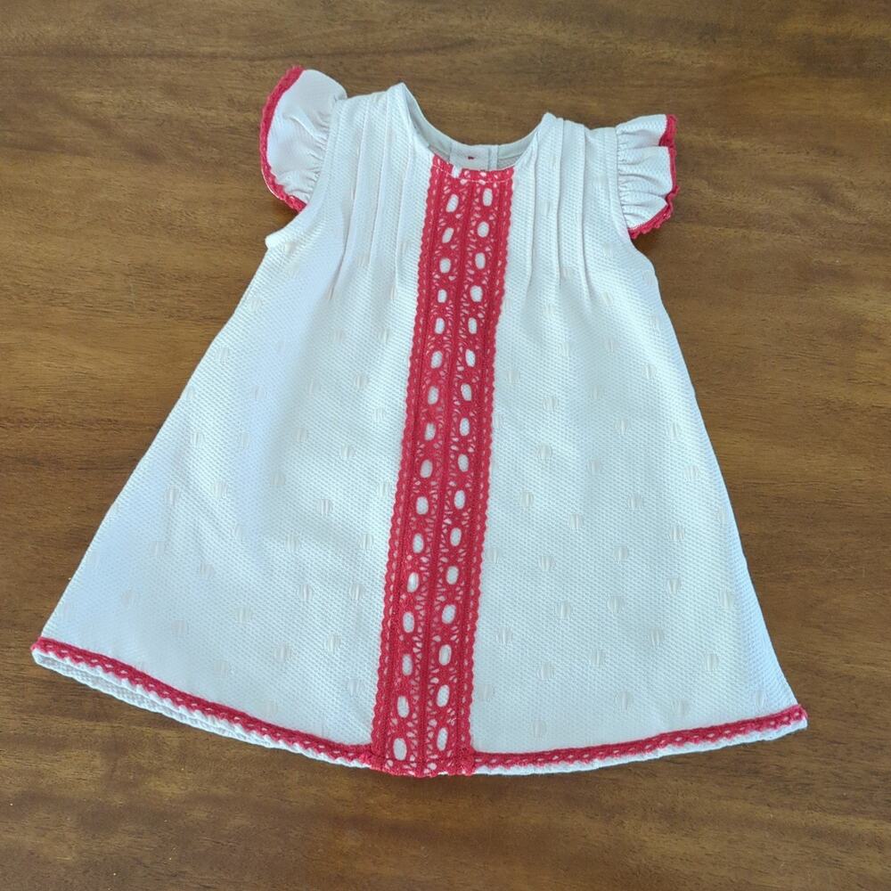 Beatriz Rueda baby  girls hand made Dress size 18M